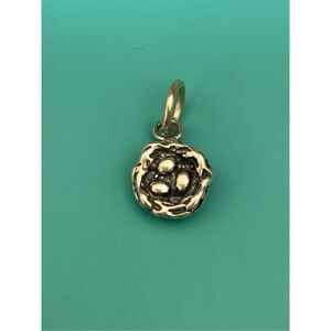 Bird Nest Sterling Silver Jewelry Charm  #wildlife